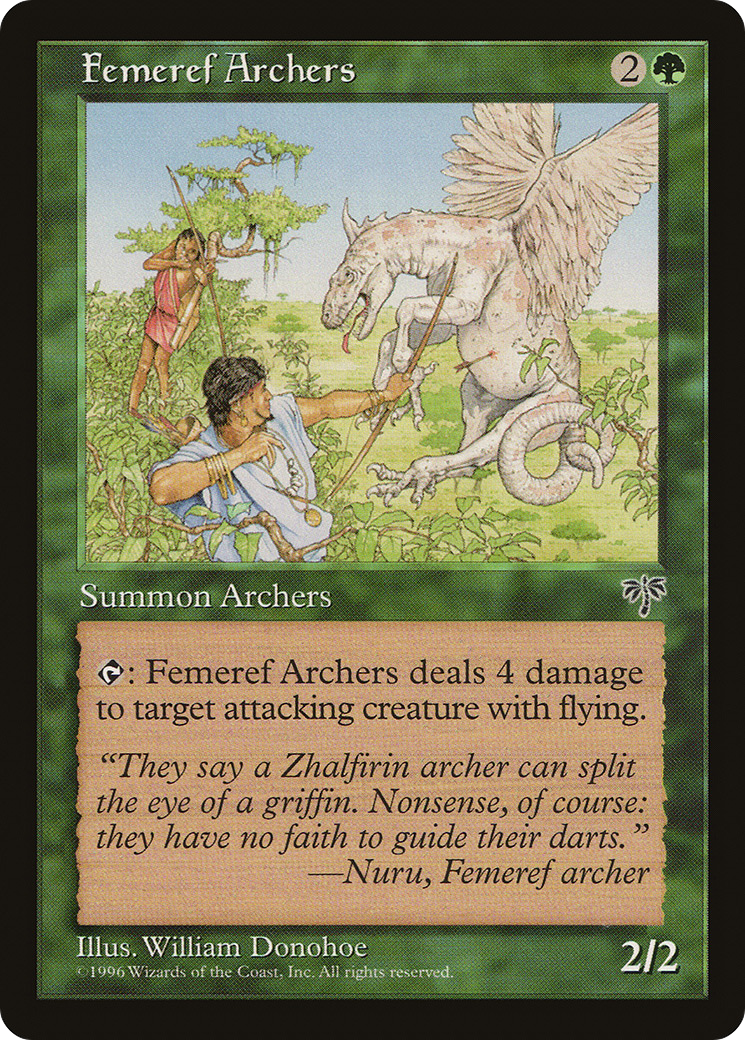 {C} Femeref Archers [Mirage][MIR 215]