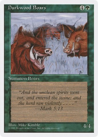 {C} Durkwood Boars [Fourth Edition][4ED 241]