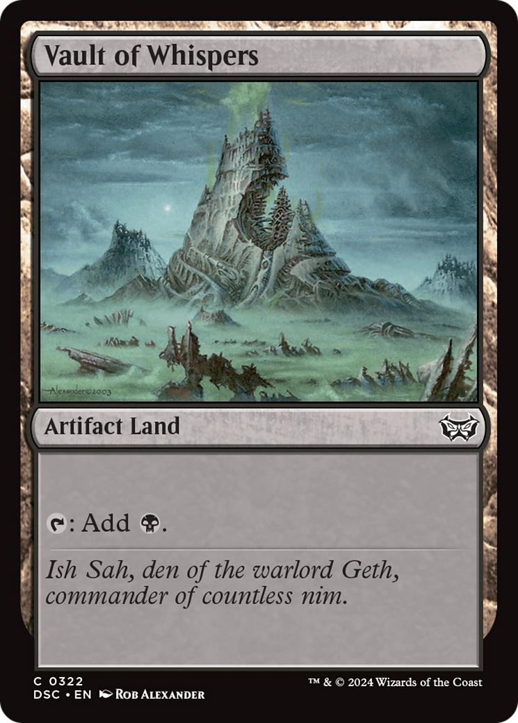{C} Vault of Whispers [Duskmourn: House of Horror Commander][DSC 322]