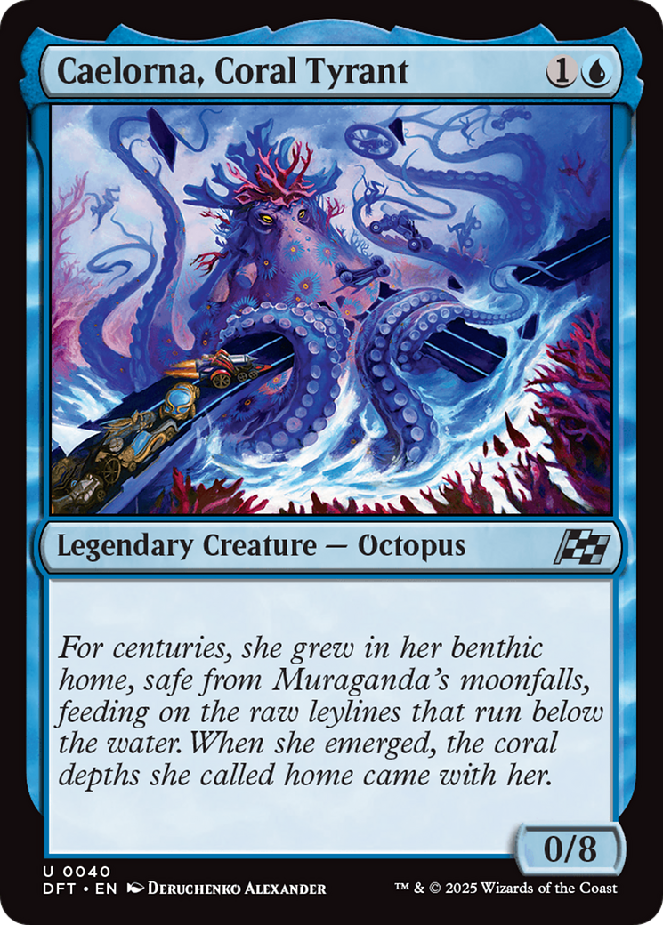 {@C} Caelorna, Coral Tyrant [Aetherdrift][DFT 040]