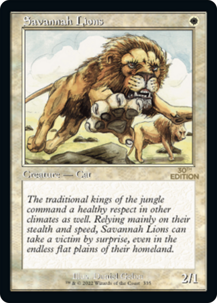 {R} Savannah Lions (Retro) [30th Anniversary Edition][30A 335]