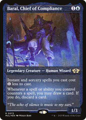 {R} Baral, Chief of Compliance (Foil Etched) [Multiverse Legends][MUL 073]