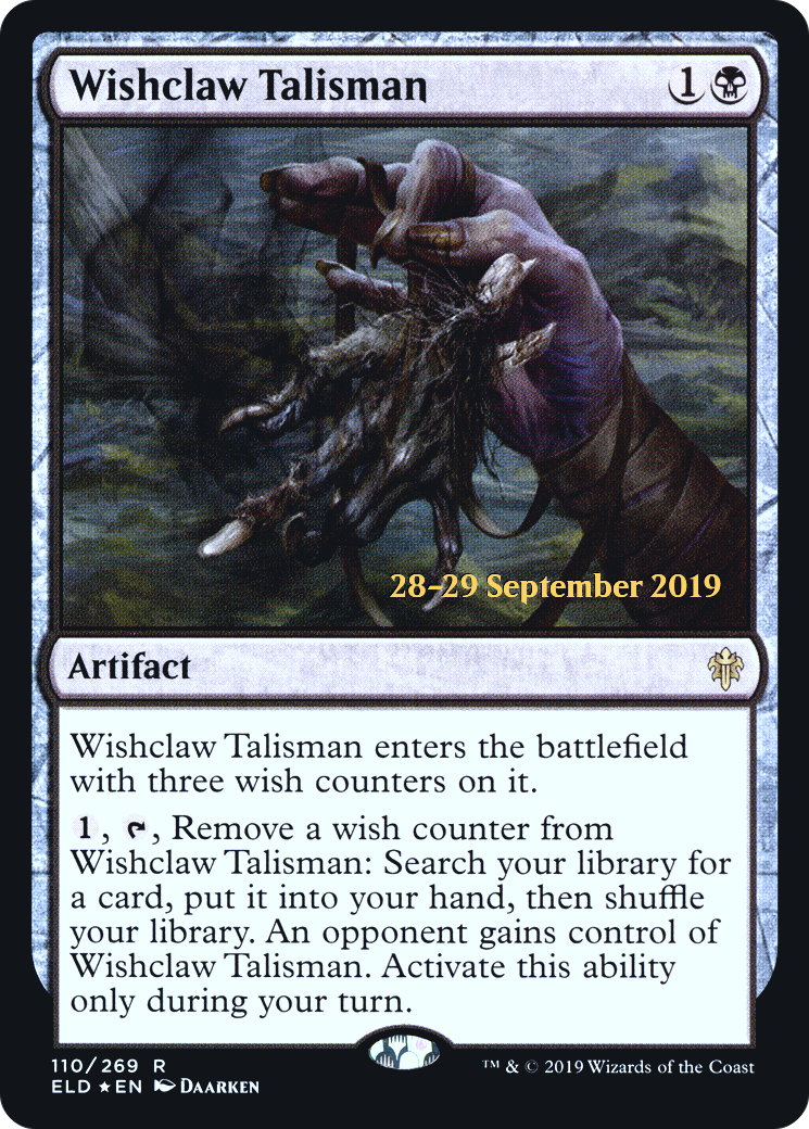 {R} Wishclaw Talisman [Throne of Eldraine Prerelease Promos][PR ELD 110]