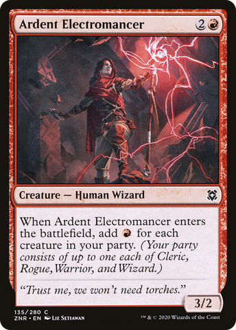 {C} Ardent Electromancer [Zendikar Rising][ZNR 135]