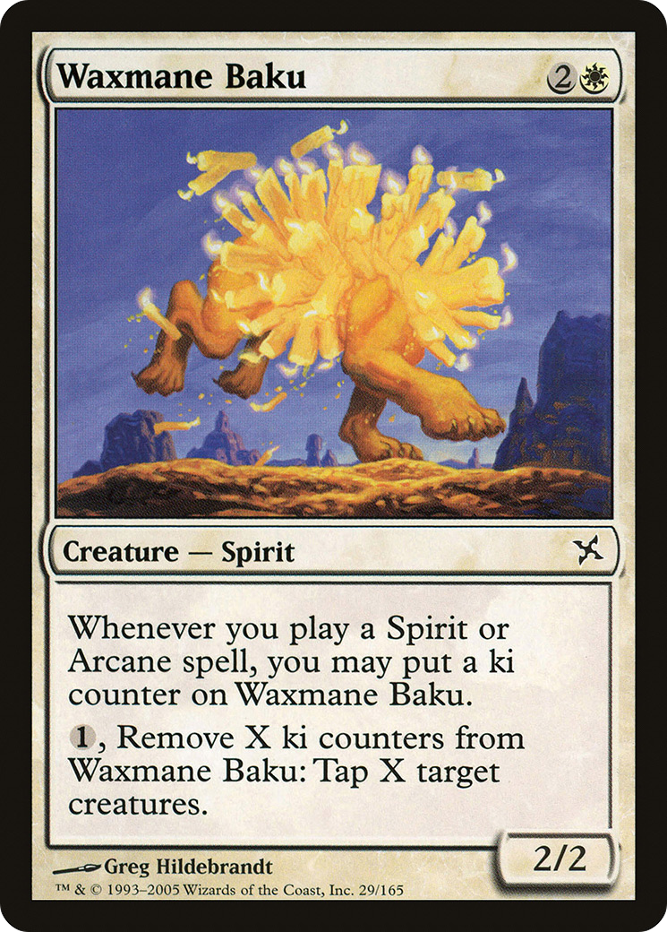 {C} Waxmane Baku [Betrayers of Kamigawa][BOK 029]