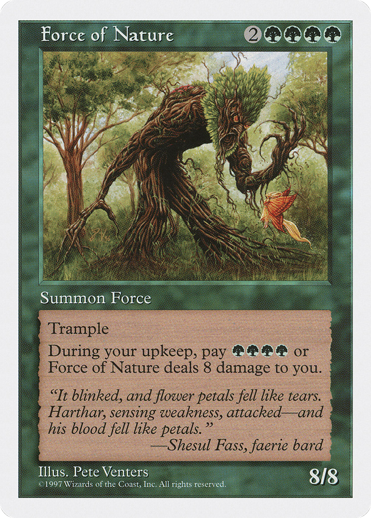{R} Force of Nature [Fifth Edition][5ED 294] - Misty Mountain Games