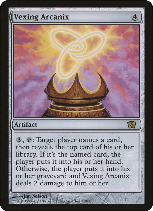 {O} Vexing Arcanix (Oversized) [Eighth Edition Box Topper][OVR 8ED 319]
