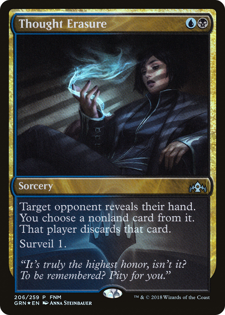 {C} Thought Erasure (FNM) [Guilds of Ravnica Promos][PA GRN 206]
