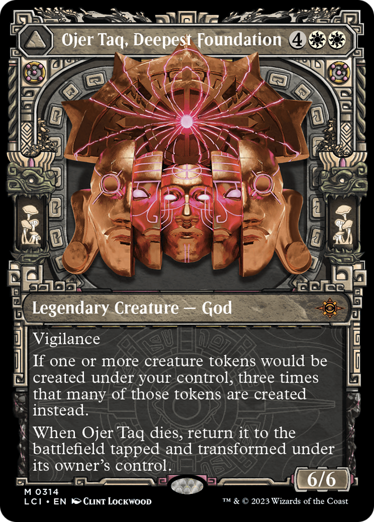 {@R} Ojer Taq, Deepest Foundation // Temple of Civilization (Showcase) [The Lost Caverns of Ixalan][LCI 314]