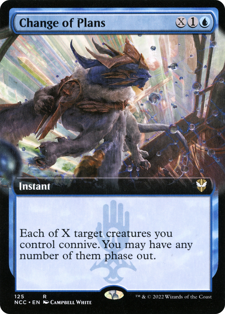 {R} Change of Plans (Extended Art) [Streets of New Capenna Commander][NCC 125]
