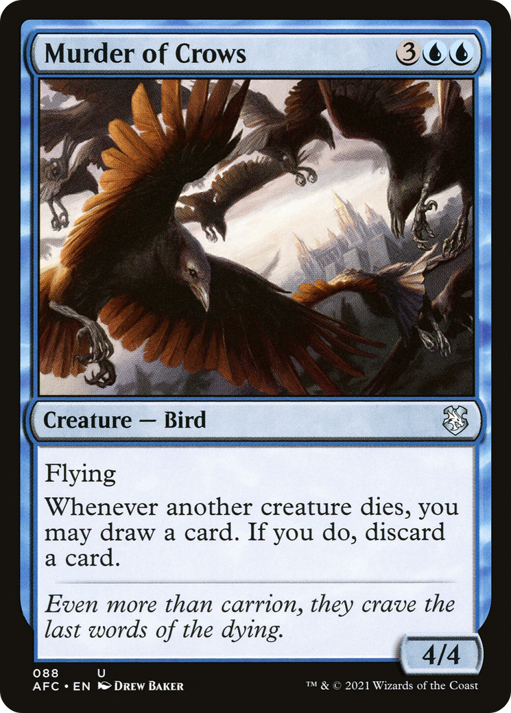 {C} Murder of Crows [Dungeons & Dragons: Adventures in the Forgotten Realms Commander][AFC 088]