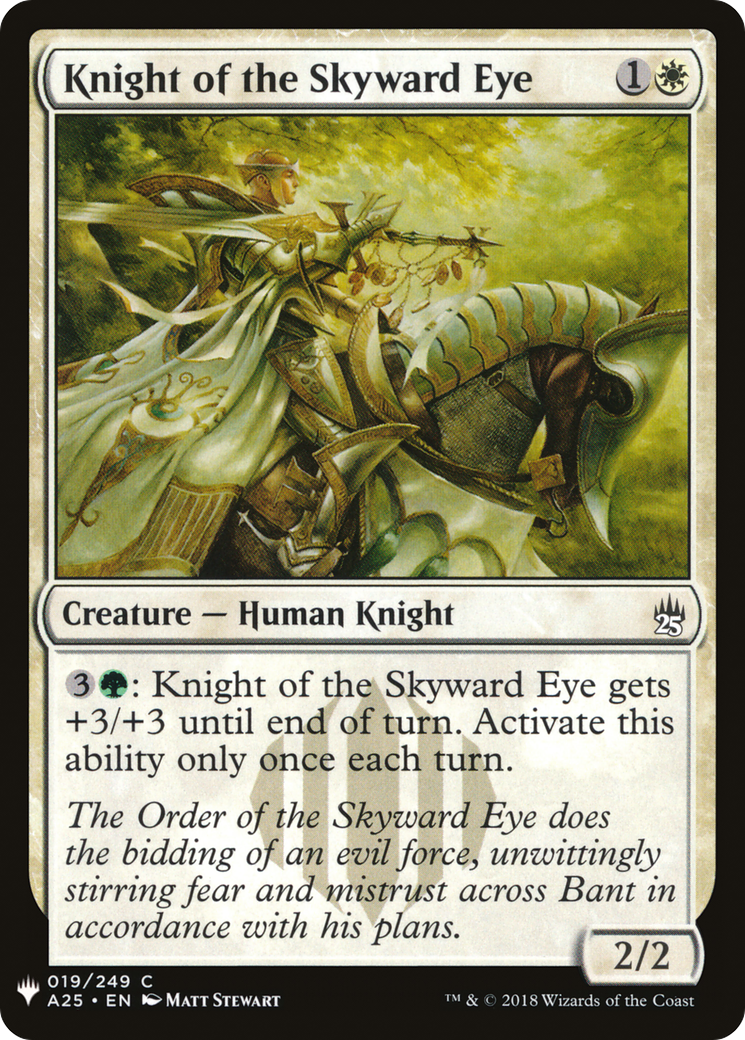 {C} Knight of the Skyward Eye [Mystery Booster][LS A25 019]