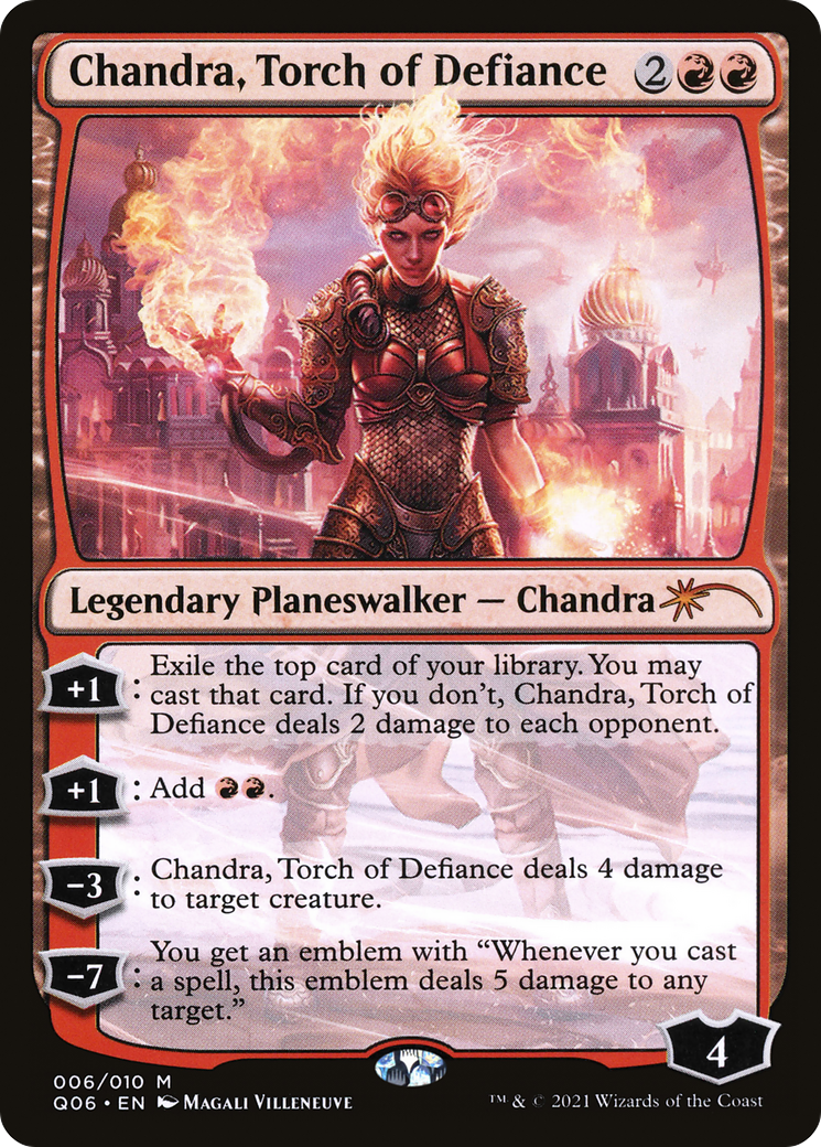 {R} Chandra, Torch of Defiance [Pioneer Challenger Decks 2021][Q06 006]