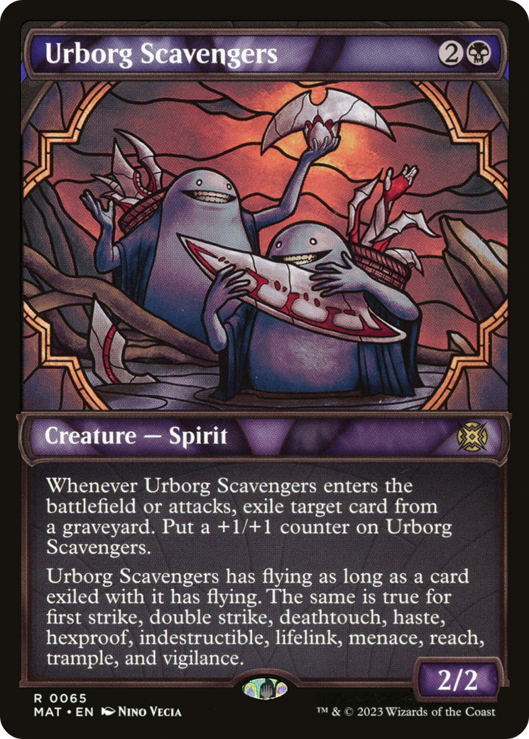 {R} Urborg Scavengers (Showcase) [March of the Machine: The Aftermath][MAT 065]