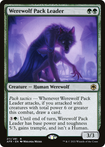 {R} Werewolf Pack Leader [Dungeons & Dragons: Adventures in the Forgotten Realms][AFR 211]