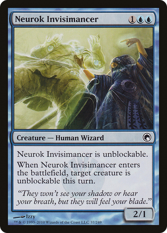 {C} Neurok Invisimancer [Scars of Mirrodin][SOM 037]