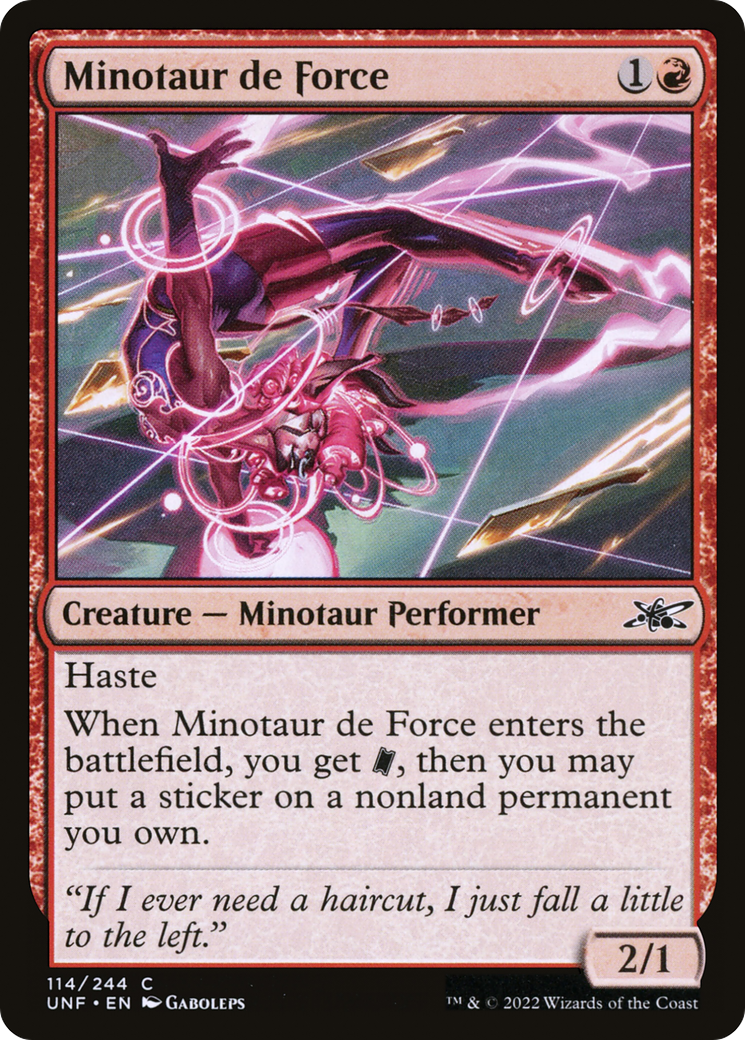 {C} Minotaur de Force [Unfinity][UNF 114]
