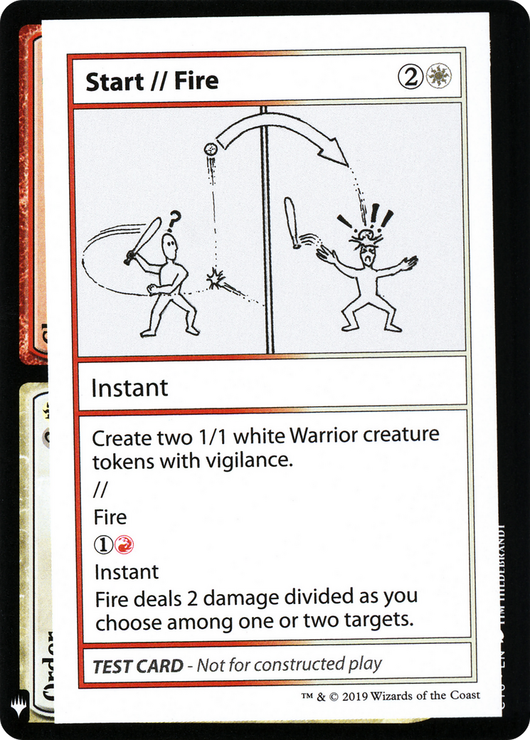 {R} Start // Fire [Mystery Booster Playtest Cards][CON CMB1 101]