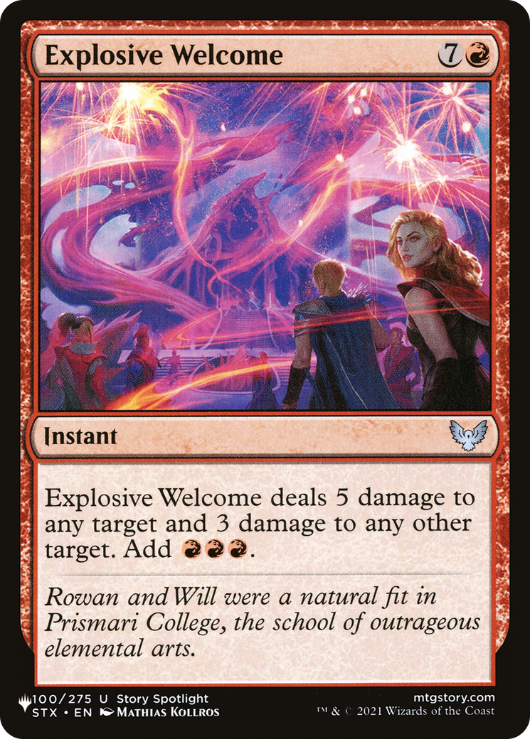 Explosive Welcome [LIST 100/275]