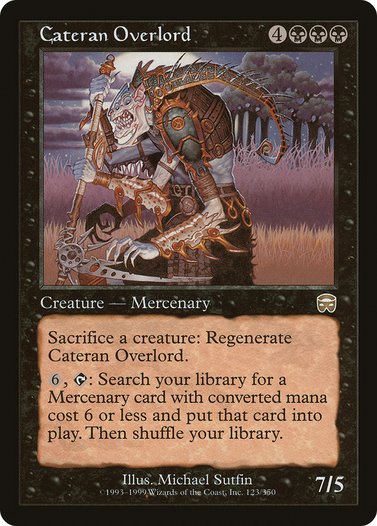 {R} Cateran Overlord [Mercadian Masques][MMQ 123]