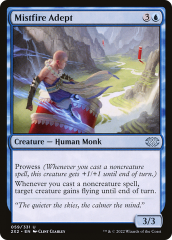 {C} Mistfire Adept [Double Masters 2022][2X2 059]