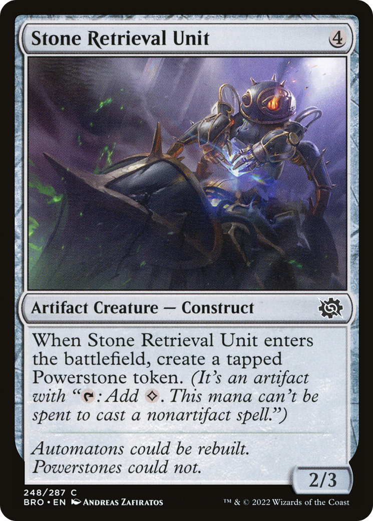 {C} Stone Retrieval Unit [The Brothers' War][BRO 248]
