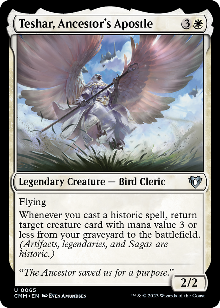 {C} Teshar, Ancestor's Apostle [Commander Masters][CMM 065]