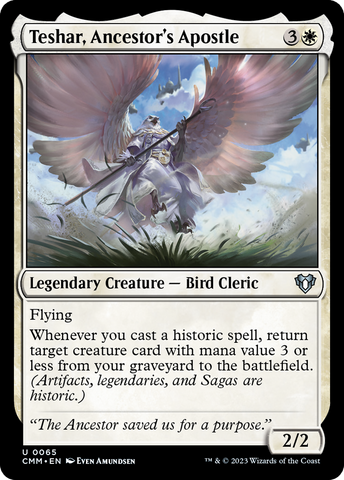 {C} Teshar, Ancestor's Apostle [Commander Masters][CMM 065]