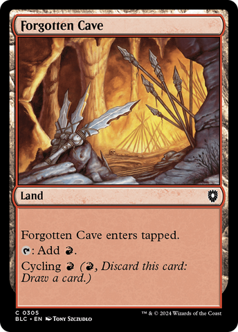 {C} Forgotten Cave [Bloomburrow Commander][BLC 305]