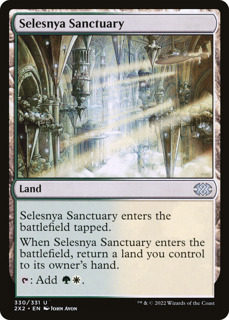 {C} Selesnya Sanctuary [Double Masters 2022][2X2 330]