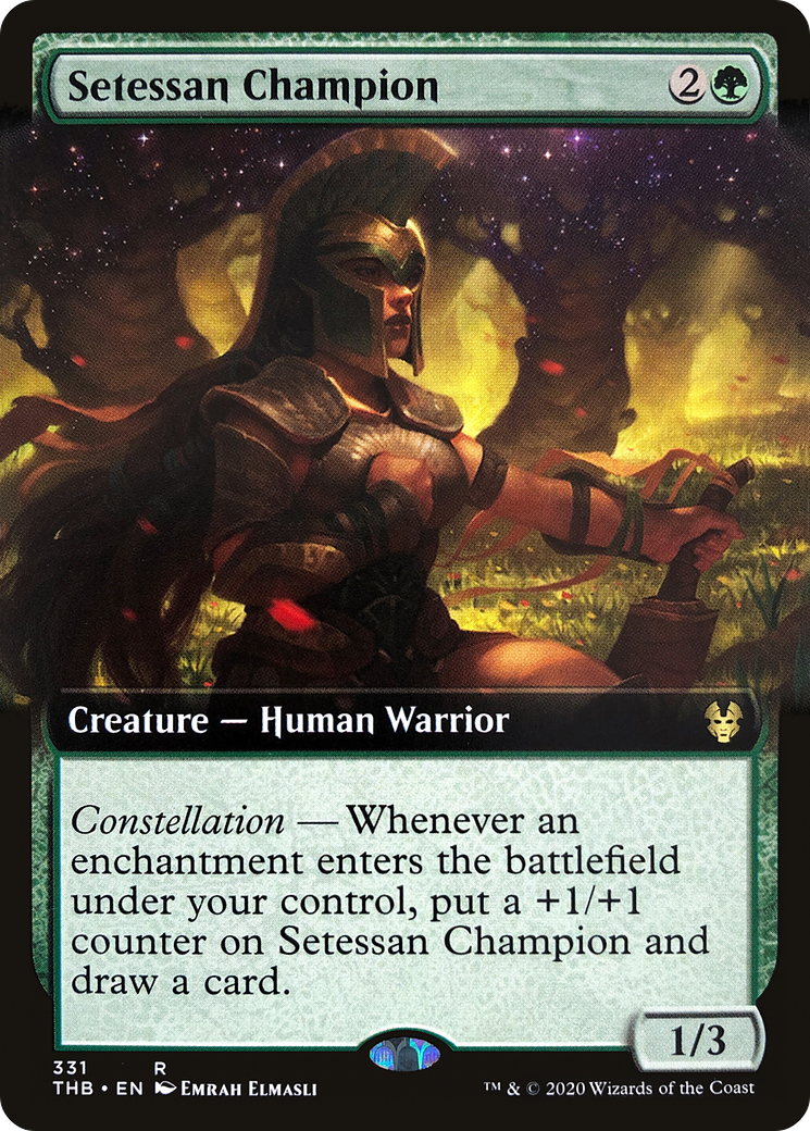 {R} Setessan Champion (Extended Art) [Theros Beyond Death][THB 331]