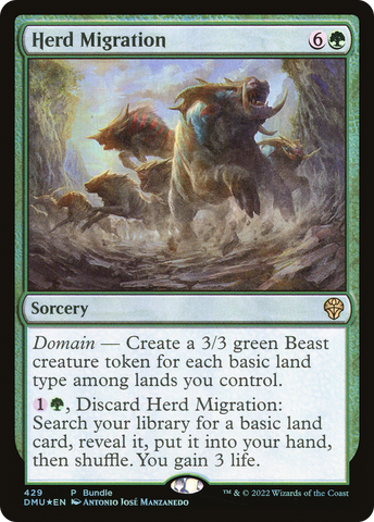 {R} Herd Migration (Bundle) [Dominaria United][DMU 429]