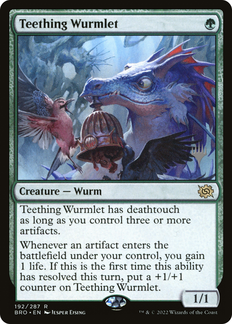 {R} Teething Wurmlet [The Brothers' War: Promo Pack][PP BRO 192]