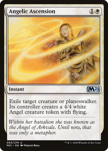 {C} Angelic Ascension [Core Set 2021][M21 003]