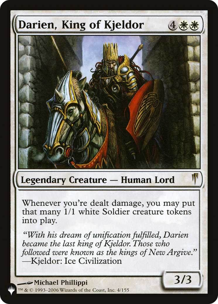 Darien, King of Kjeldor [LIST 4/155]