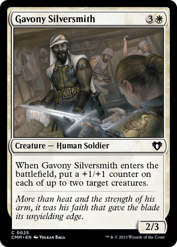 {C} Gavony Silversmith [Commander Masters][CMM 025]
