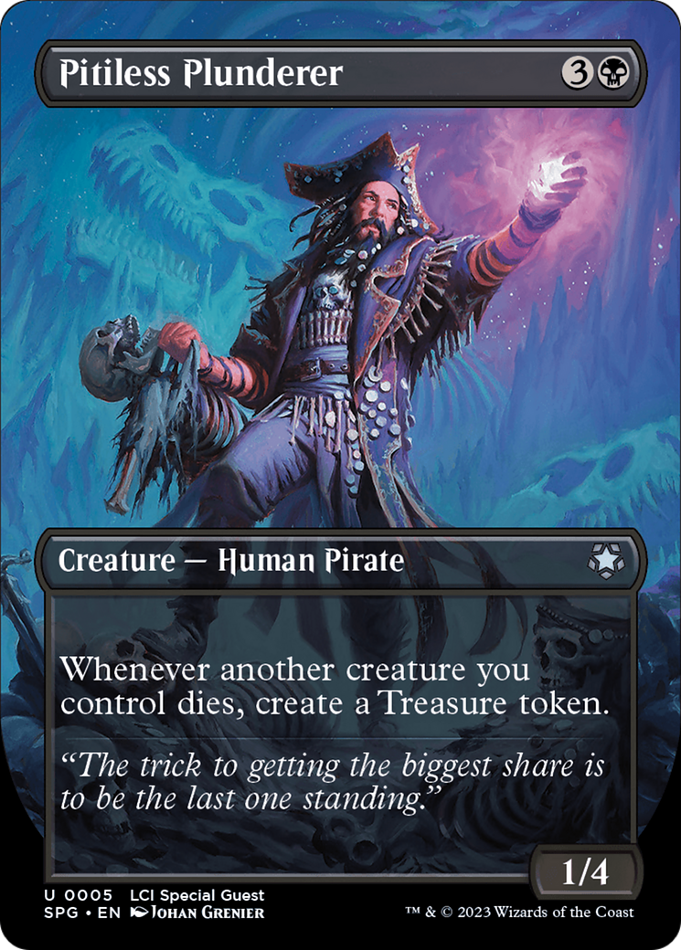 {C} Pitiless Plunderer (Borderless) [The Lost Caverns of Ixalan Special Guests][SPG 005]