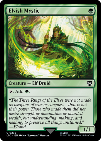 {C} Elvish Mystic [The Lord of the Rings: Tales of Middle-Earth Commander][LTC 238]
