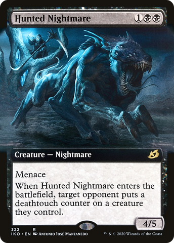 {R} Hunted Nightmare (Extended Art) [Ikoria: Lair of Behemoths][IKO 322]