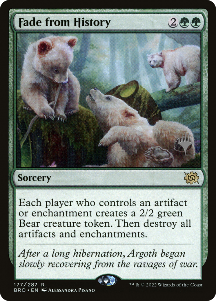 {R} Fade from History [The Brothers' War: Promo Pack][PP BRO 177]