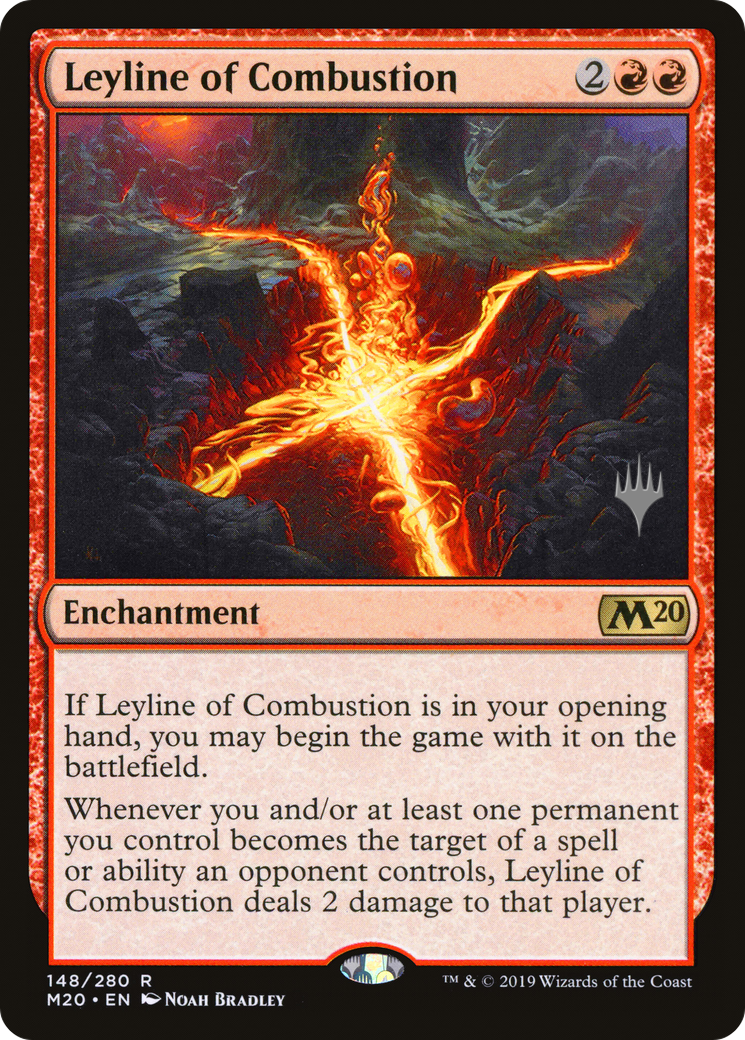 {R} Leyline of Combustion (Promo Pack) [Core Set 2020 Promos][PP M20 148]