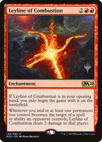 {R} Leyline of Combustion (Promo Pack) [Core Set 2020 Promos][PP M20 148]