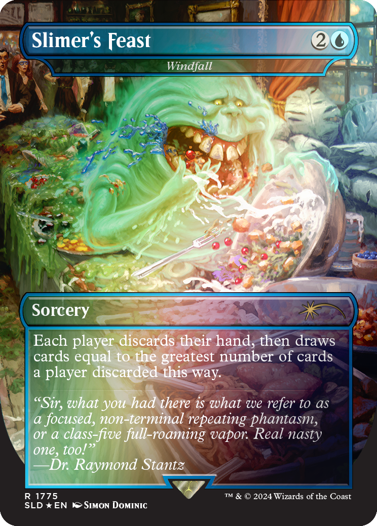 {R} Slimer's Feast - Windfall (Rainbow Foil) [Secret Lair Drop Series][RBF SLD 1775]