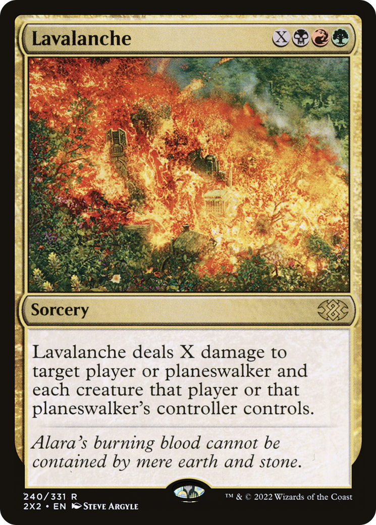 {R} Lavalanche [Double Masters 2022][2X2 240]
