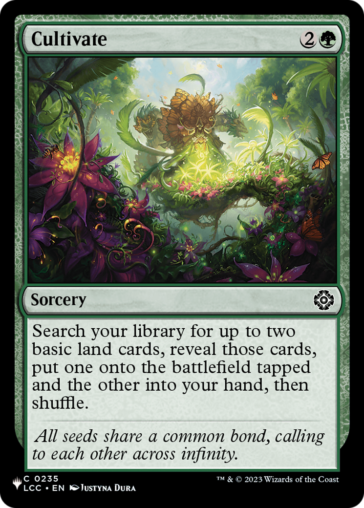 Cultivate (LCC) [LIST 235]