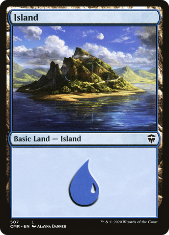 {B}[CMR 507] Island (507) [Commander Legends]
