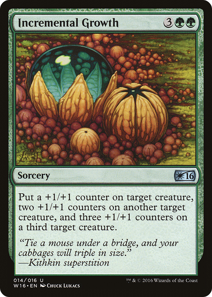 {C} Incremental Growth [Welcome Deck 2016][W16 014]