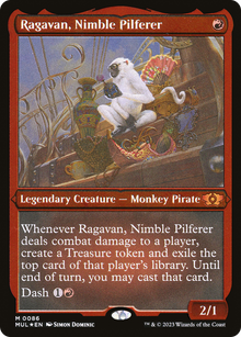 {R} Ragavan, Nimble Pilferer (Foil Etched) [Multiverse Legends][MUL 086]