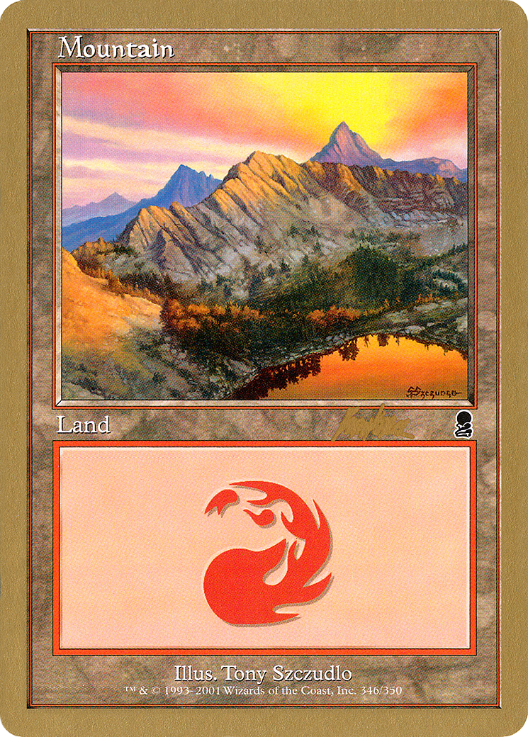 {B}[GB WC02 BK346] Mountain (bk346) (Brian Kibler) [World Championship Decks 2002]
