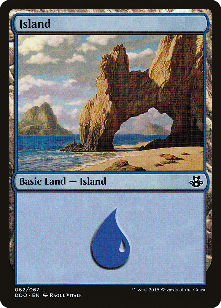 {B}[DDO 062] Island (62) [Duel Decks: Elspeth vs. Kiora]
